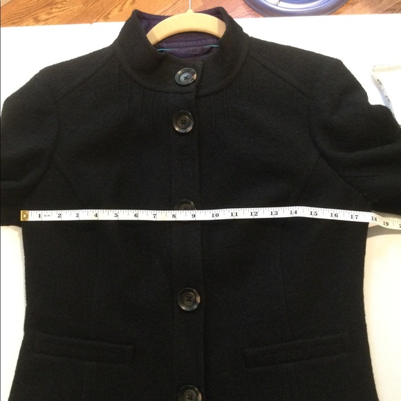 Boden black Wool Blend Jacket. Size 6 - Picture 4 of 5